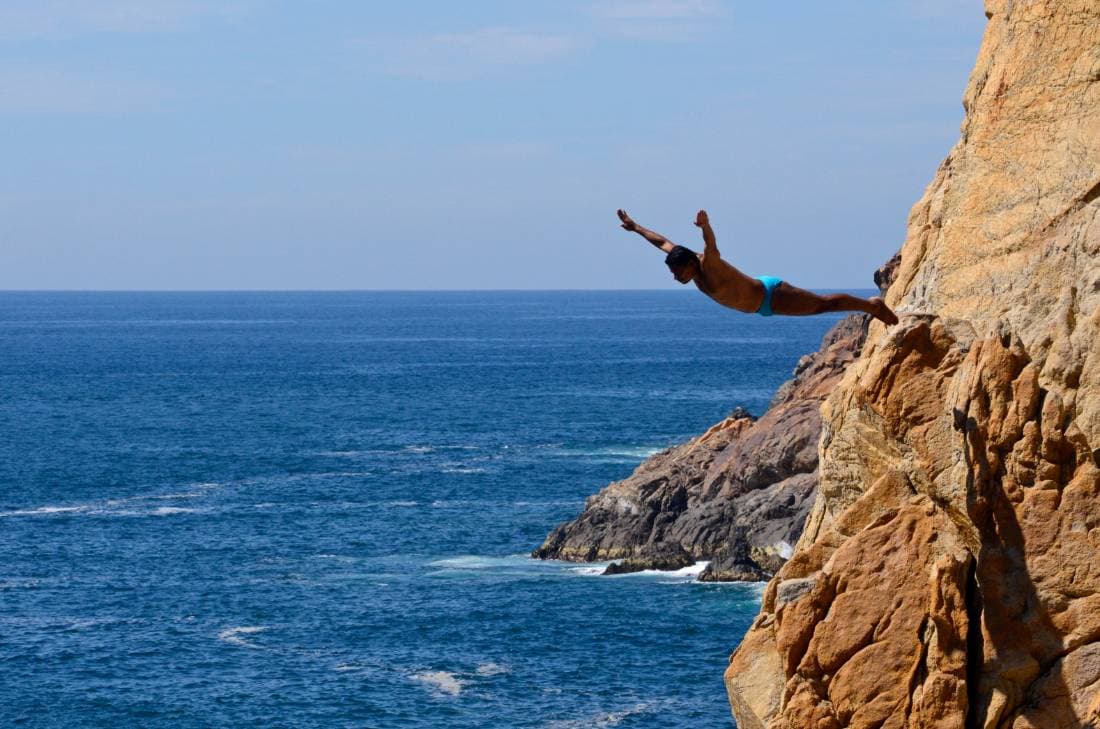 Visita la impresionante La Quebrada en Acapulco